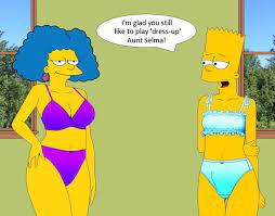Bart Simpson and Patty And Selma Bouvier Panties Crossdressing < Your Cartoon  Porn