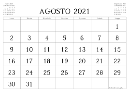 Es también el número 2021 anno domini, vigésimo primer año del siglo xxi y del iii milenio. Mga Naka Print Na Kalendaryo At Tagaplano Agosto 2021 A4 A3 Sa Pdf At Png 7calendar