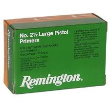 2 1/2 Large Pistol Primer (1000 Count) by Remington