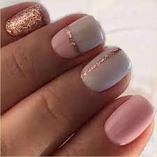 Nail art rose gold reverse french. 52 Classy Summer Gel Nail Designs Ideas Simple Gel Nails Gel Nails Summer Gel Nails