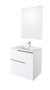 Ensemble De Salle De Bains A Suspendre Bruma 60 Cm Miroir Castorama