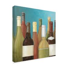 Unique mosaic glass wine bottle wall hanging made using a wooden base, colored glass, colored gems and wine corks. Abstract Painting Of Wine Bottles Re Print On Framed Canvas Wall Art Decoration
