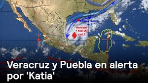 El nhc prevé que katia sufra un rápido debilitamiento. Veracruz Y Puebla En Alerta Por La Potencia Del Huracan De Categoria 2 Katia Youtube