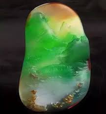 A Jadeite Of Different Hues Jade Carving Jade Jewelry Jade Bangle