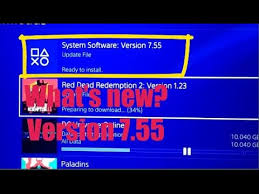 Update System Software Ps4 7 55 New Feature Youtube