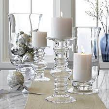 Glass & tea light holders make a subtle yet chic addition. Barlow Clear Glass Pillar Candle Holders Crate And Barrel Glass Pillar Candle Holders Glass Pillar Candle Pillar Candle Holders