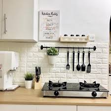 Membuat kitchen set organizer tempat bumbu unik ikea bekvam hack. Impiana Simple Tema Putih Untuk Dapur Kecil Ni Facebook