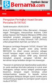 Kolej kemahiran tanpa spm 2017. University College Tati Keputusan Spm 2017 15 Mac 2018 Khamis Temui Tatiuc Di Kaunter Spm Di Sekolah Terpilih Pengajian Peringkat Asasi Percuma Di Tatiuc Kemaman Kerajaan Negeri Menerusi Kolej Universiti
