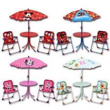 Disney Campingstuhl Tisch Sitzgruppe Sonnenschirm Kinde Kinder Picknicktisch Sitzgruppe Picknicktisch