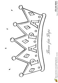 Imaginez la joie du papa qui reçoit, avec son cadeau super papa lego ou son magnet super papa, une carte incroyable à. Dessin A Colorier Fete Des Peres Couronne Pour Papa