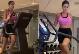 Nora Fatehi workouts in pink sports bra, will sweat watching VIDEO