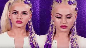 Plaited yarn braids are a fun way to decorate your hair. Festival Hair Makeup Tutorial Youtube