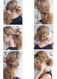 Awesome Easy Updos For Long Curly Hair Step By And Description Curly Hair Styles Easy Quick Curly Hairstyles Curly Hair Styles Naturally