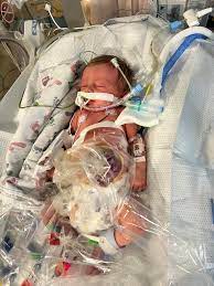 Please pray for my grandson, Ty, who is 6 weeks old in PICU at All Childrens. They had to remove pieces of his bowel and he still needs at least one more