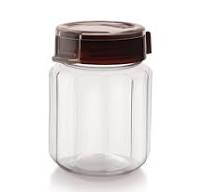 Transparent Round 2400 ML Seesa with Out Tray Plastic Jar ...