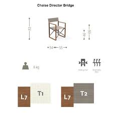 For ease of use we have put together this. Chaise Director Bridge Jardinchic