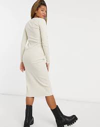 We did not find results for: Monki Emma Organic Blend Cotton Rib Square Neck Midi Dress In Beige Asos