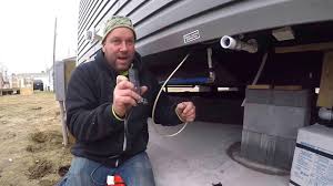 It may take several hours to unthaw. Proper Heat Tape Installation For Manufactured Mobile Homes W Exposed Water Lines Myhomeinedison Com Youtube