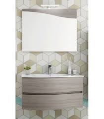 Mobili arredo bagno design a terra. Mobile Bagno Moderno 91 Cm Flex 01 Olmo Terra