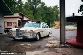 Old Benz New Tricks Slammed With A Small Block Speedhunters Benz Old Mercedes Mercedes Benz Cars