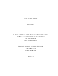 This is the mindbody connection that acics want to make. Doc Quarter Past Eleven Mfa Thesis Research Paper Ian August Academia Edu