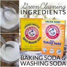 What Is The Difference Between Washing Soda And Baking Soda Washing Soda Baking Soda Natural Cleaners
