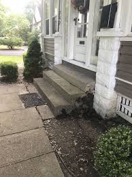 It seems as though it was caused by water. How Do We Repair The Sides Of These Concrete Steps Hometalk