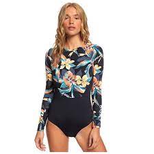 Roxy Women S Long Sleeve One Piece Swimsuit Badeanzug Damen Bikini Roxy