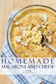 The Definition Of Comfort Food This Homemade Macaroni And Cheese Recipe Is Baked With A Delicious Topping Recipes Macaroni And Cheese Delicious Family Dinners