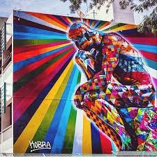 The Thinker By Kobra Sao Paulo 2014 Lp Arte De Rua Producao De Arte Graffiti Art