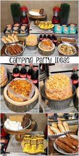 Backyard Birthday Campout Repas Camping Alimentation Themes De Fetes D Anniversaire