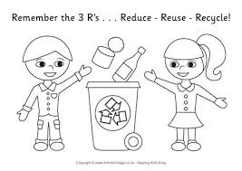Recycling Colouring Page Earth Day Coloring Pages Earth Day Activities Recycle Poster