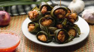 Lauk ayam halia siap untuk dinikmati bersama taburan daun bawang! Resepi Ayam Pandan Autentik Menggunakan 12 Bahan Asas