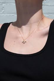 Gold Angel Charm Necklace Angel Charm Necklace Delicate Gold Necklace Delicate Layered Necklace