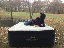 Afterward, inflate or deflate a portion of air to your desired comfort. King Koil Luxury Raised Airbed Review 2021 The Sleep Judge