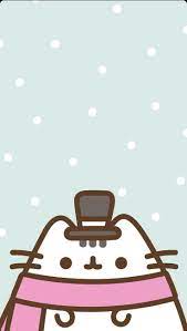 Pusheen Winter Wallpaper Winter Wallpaper Pusheen Christmas Pusheen Cat