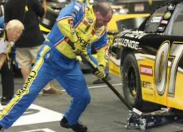 On long days at intermediate tracks, passing on the pit road is crowded before a nascar race. The Nascar Pit Stop Album On Imgur