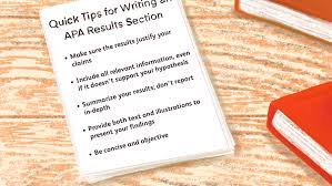 Writing a research results section that do not address the negative results, invalidates the research paper and does not reflect appropriate academic writing. How To Write An Apa Results Section