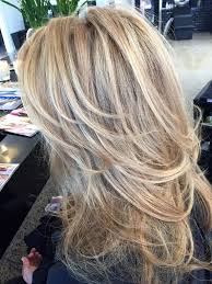 Glossy wavy color idea for long hair. Long Layers Blonde Layered Hair Hair Styles Long Hair Styles