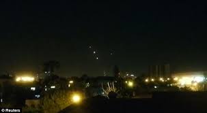 .who scrambled to bomb shelters with their families for the night during the 3am offensive. Israel Fires Iron Dome Missiles After False Alarm Daily Mail Online