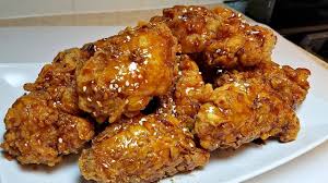 Crunchy Korean Fried Chicken Recipe Honey Garlic Glazed Chicken Wings Fried Chicken Korean Fried Chicken Recipe Fried Chicken Recipes Korean Fried Chicken