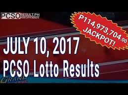 Pcso Lotto Results Today July 10 2017 6 55 6 45 4d Swertres Ez2 More Info On Https 1 W W Com Lottery Pcso Lotto Results Today July 10 2017 655 645