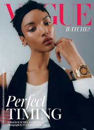 Georgia Palmer covers British Vogue Watches May 2022 by Felicity Ingram