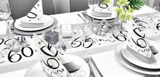 Tischdekoration 60 Geburtstag Aluminium Silber Tischdeko Geburtstag Tischdekoration Geburtstag Geburtstag Feier Ideen