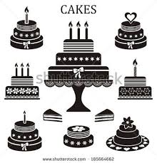Black And White Silhouette Cake Clipart Cake Silhouette Stock Images Royalty Free Images 450x470 Jpeg Wedding Cake Vector Cake Vector Free Birthday Stuff