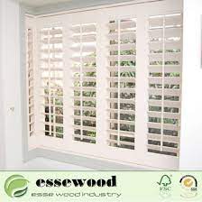 Vinyl is a popular choice for exterior shutters because the material resists fading, rot, cracking and peeling. China Exterior Interior Wooden Operable Louver Composite Wood Shutter China Plantation Shutter Shutter Window