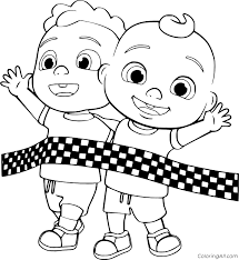 Cocomelon posts facebook coloring pages 27 cartoon free clipart and printable monkey page. Cocomelon Coloring Pages Coloringall