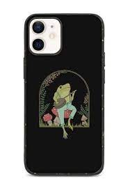Cottagecore Aesthetic Frog Playing Banjo On Mushroom Etsy In 2021 Kawaii Phone Case Retro Phone Case Kawaii Phone