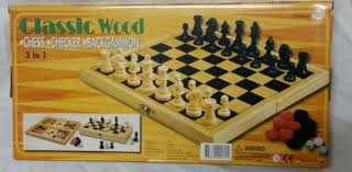 Is minecraft haram in islam? Classic Wood 3 In 1 Chess Checkers Backgammon Games
