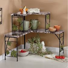faux marble ivy over the sink shelf and